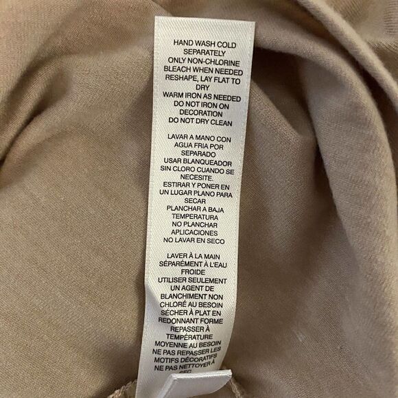 Chico’s Women’s Size 3/XL Brown Tan Pullover Top Long Sleeves Knit - Picture 10 of 10